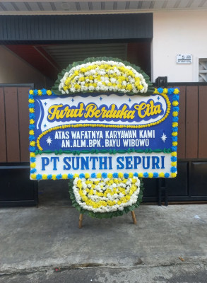 Papan Bunga Duka di Pohe