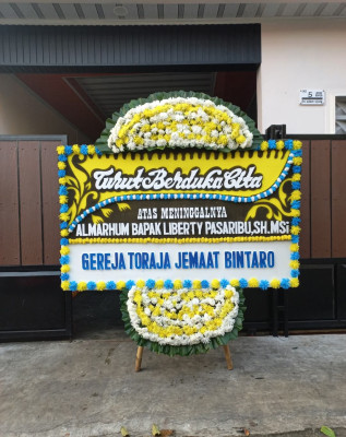 Papan Bunga Duka di Pohe